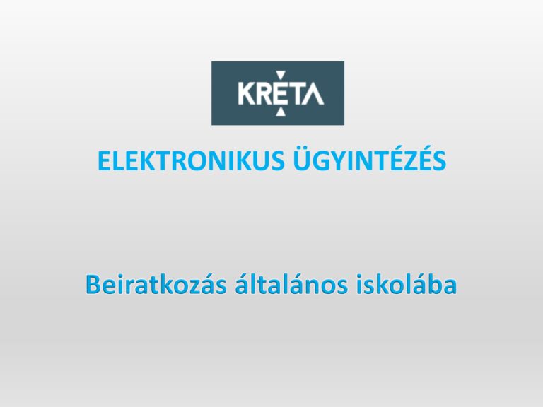 Tájékoztatás a 2025-ös beiratkozásról