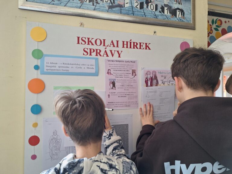 Szent Cirill és Metód – verseny/Svätí Cyril a Metod – súťaž